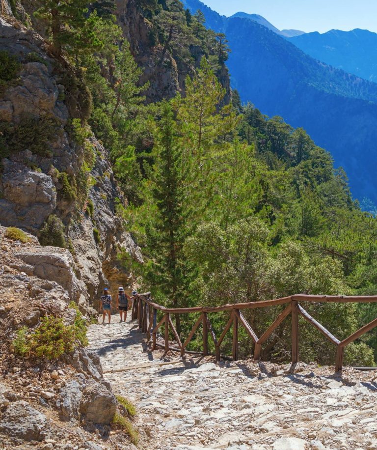 Les gorges de Samaria entre amis