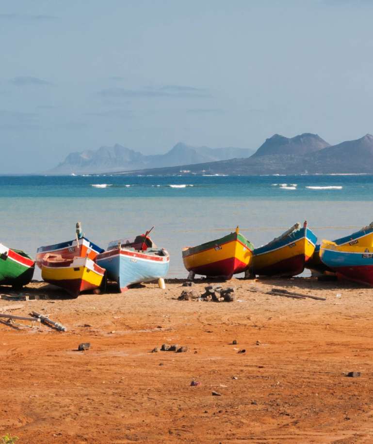 Bateaux au Cap Vert