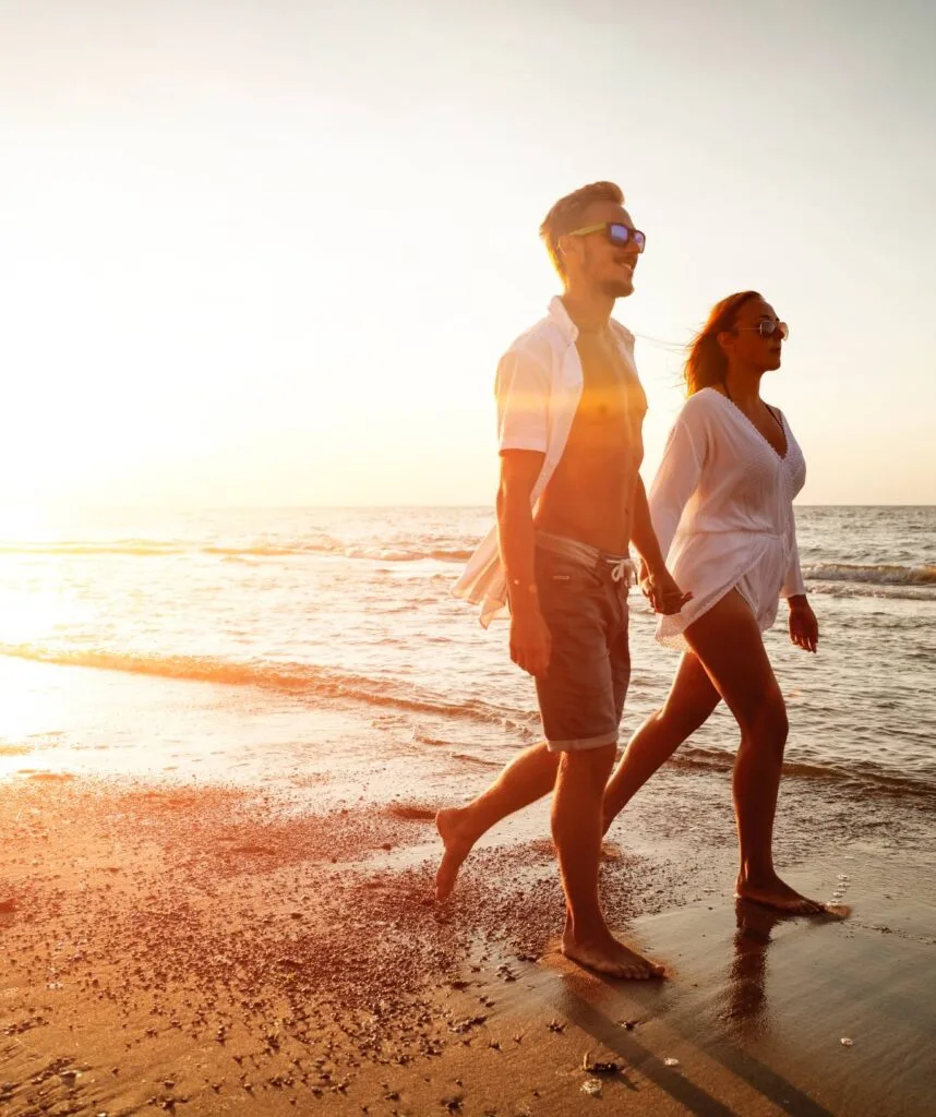 Couple sur une plage