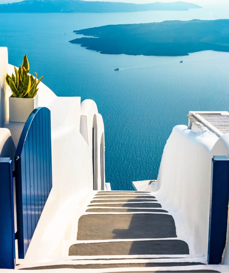 Escaliers Santorin