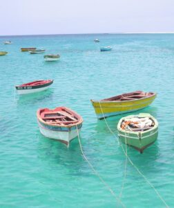 resting boats