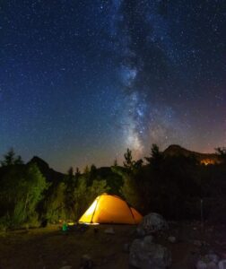 Tente glamping