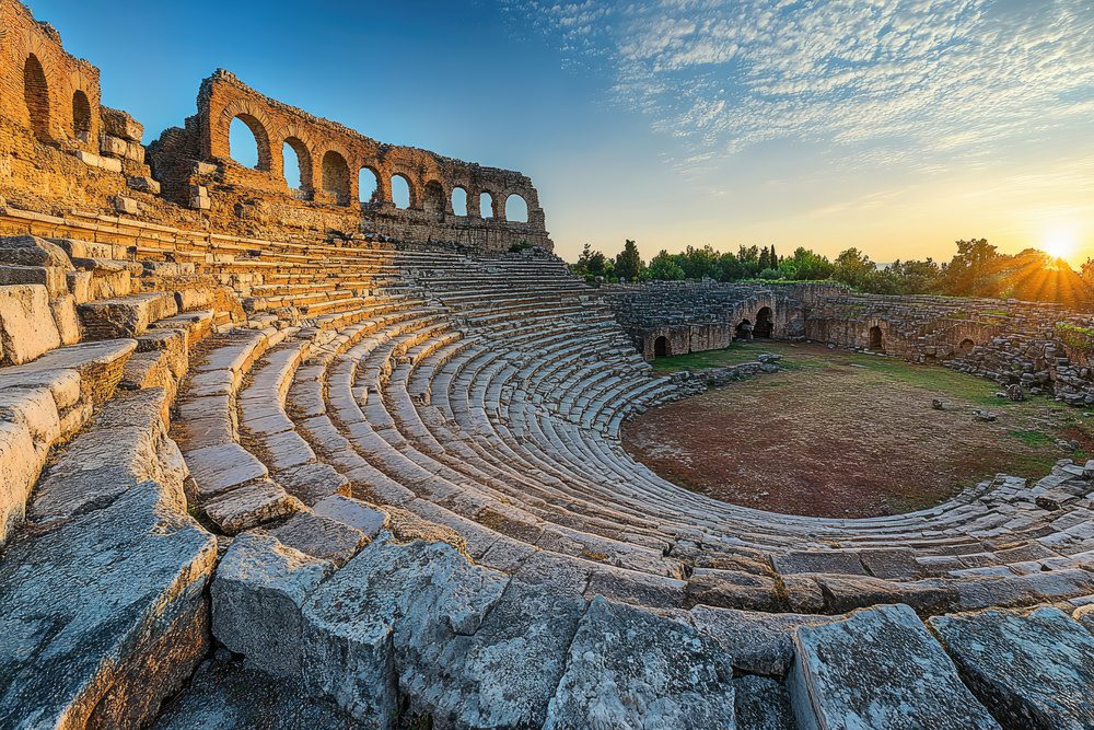 Aspendos à Antalya en Turquie