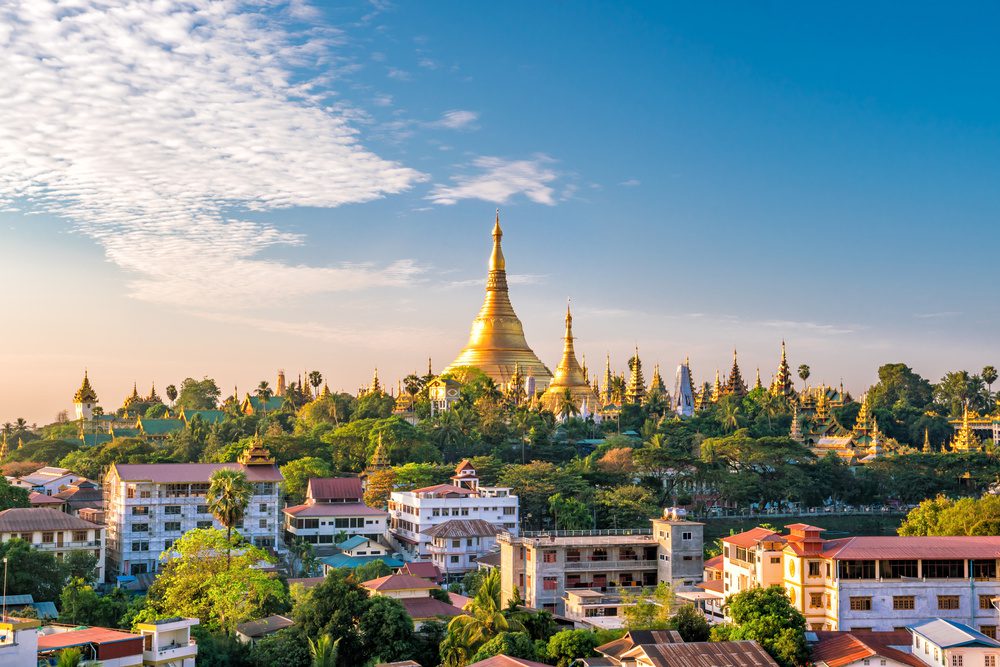 Birmanie vue sur Yangon