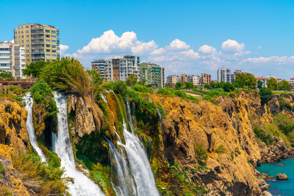 Cascades de Duden en Turquie à Antalya