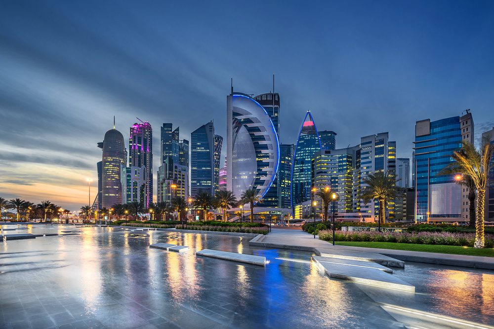 la Corniche de Doha, Qatar