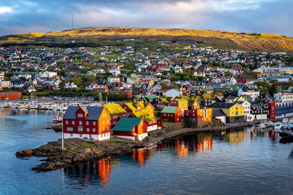 Vue sur la ville Tórshavn