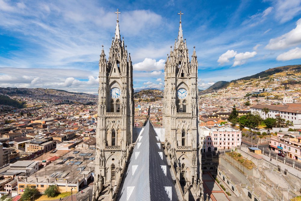 Un voyage en Équateur dans un petit pays aux expériences grandioses 3 Basilique de ville Quito, Equateur