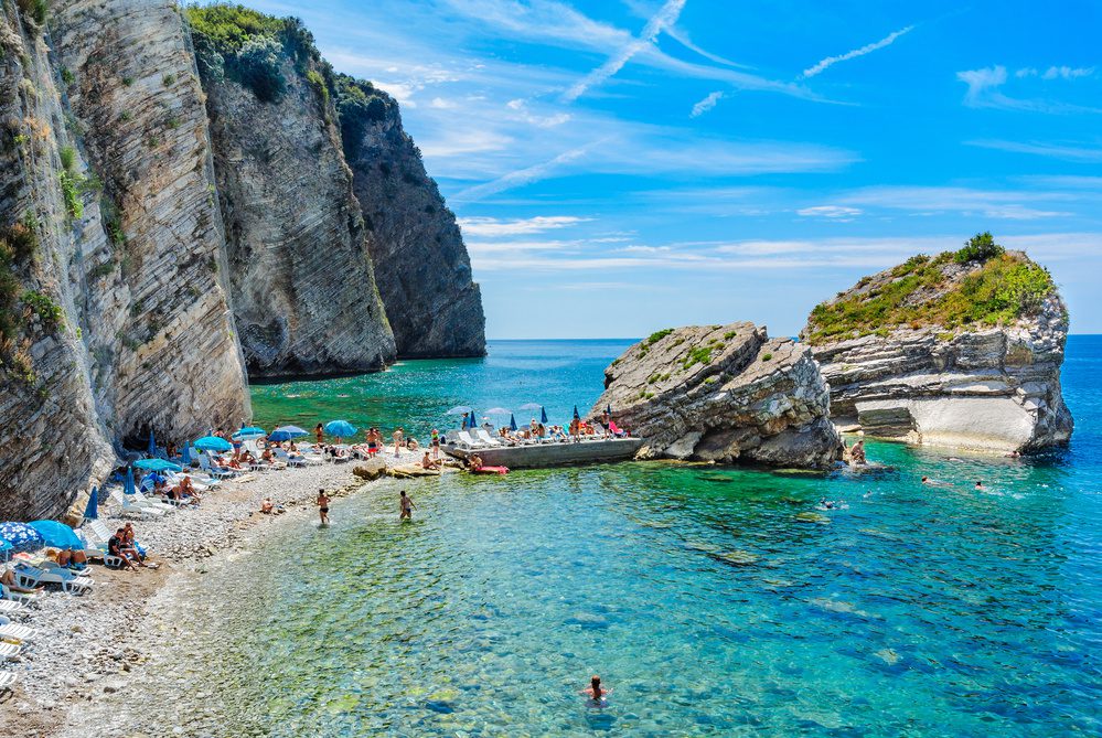 Plage Budva, Monténégro