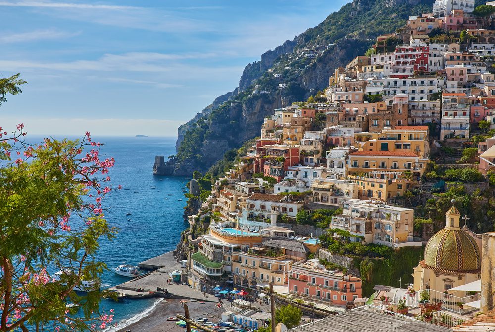 Village coloré côte Amalfitaine, Italie