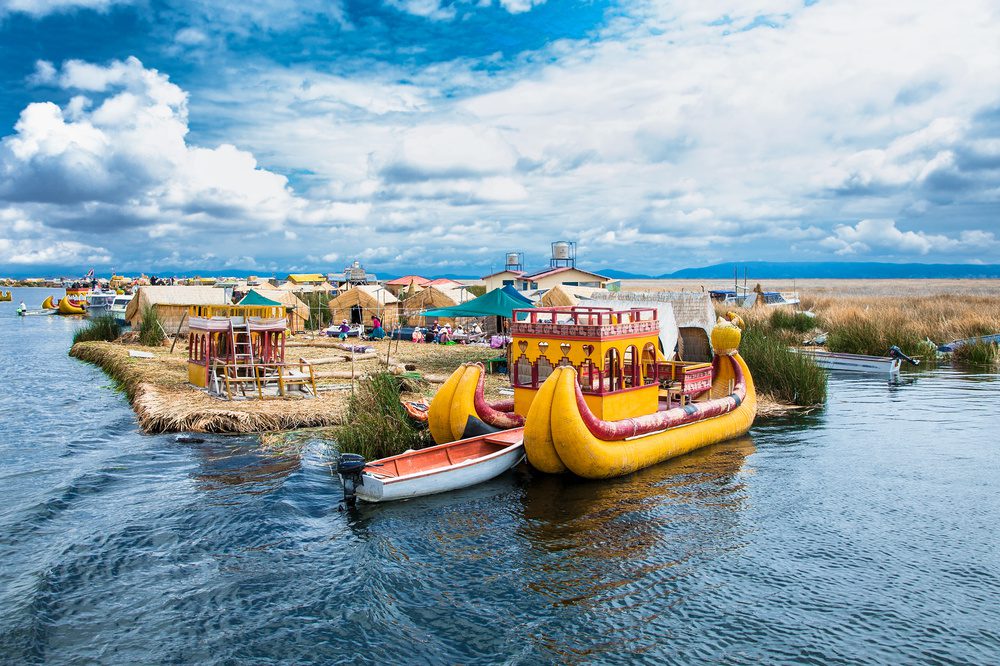 Vue sur le lac Titicaca, Pérou