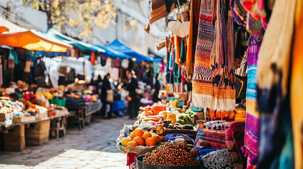 Marché local, Equateur
