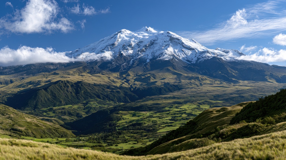 Volcan Antisana dans les Andes, Equateur