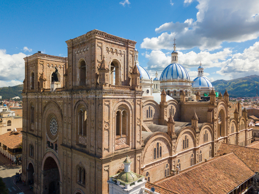 Vue sur la ville de Cuenca, Equateur 