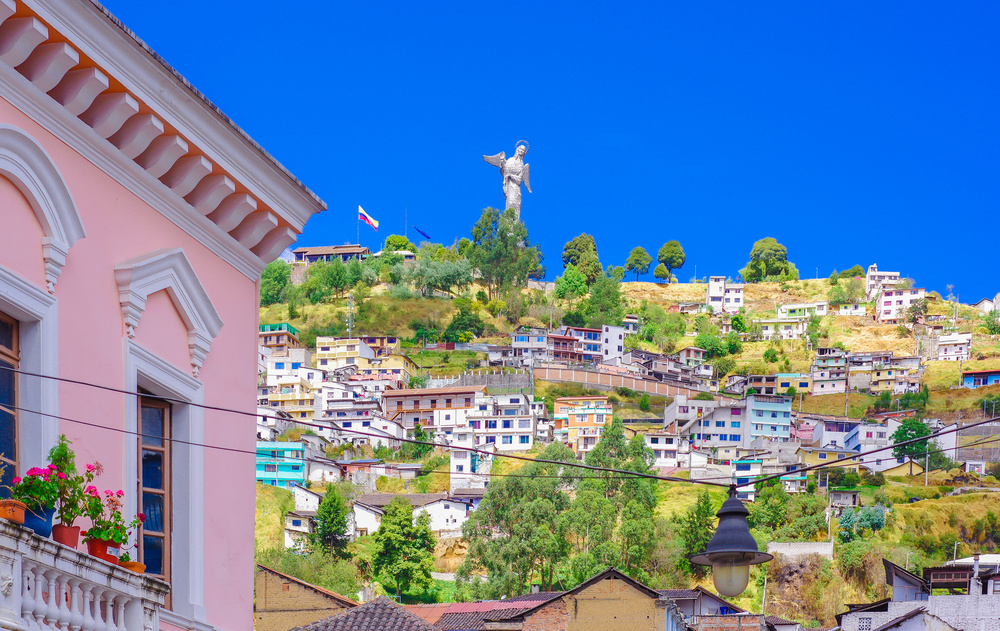 Vue sur la ville de Quito, Equateur