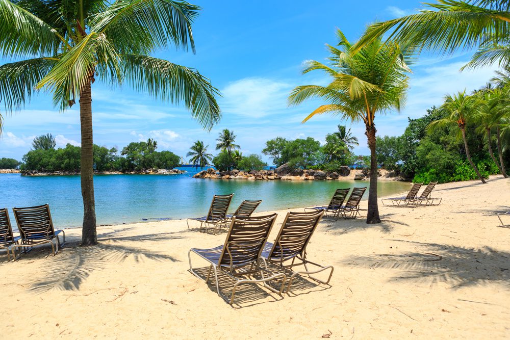 Plage de Sentosa, Singapour
